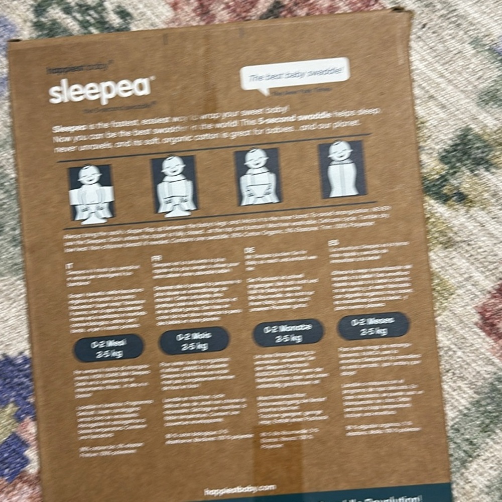 Sleepea Swaddle size small NIB